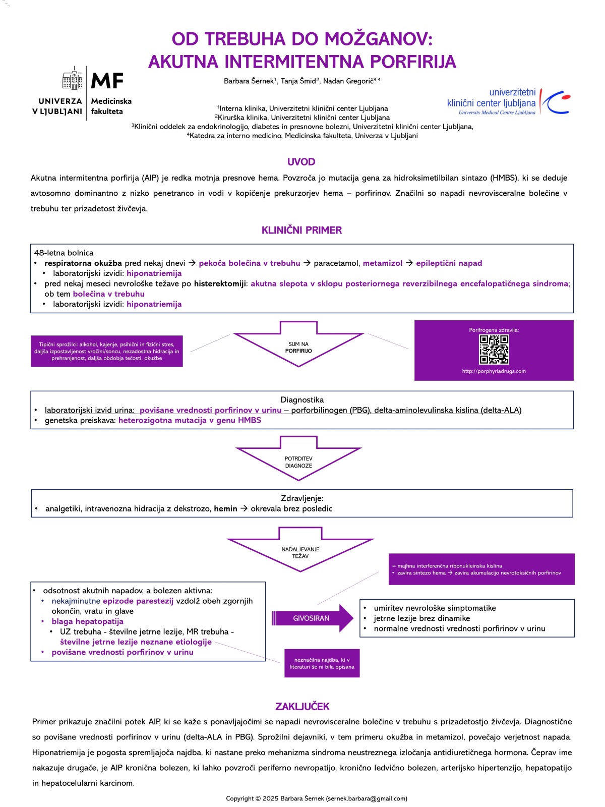 OD TREBUHA DO MOŽGANOV – AKUTNA INTERMITENTNA PORFIRIJA