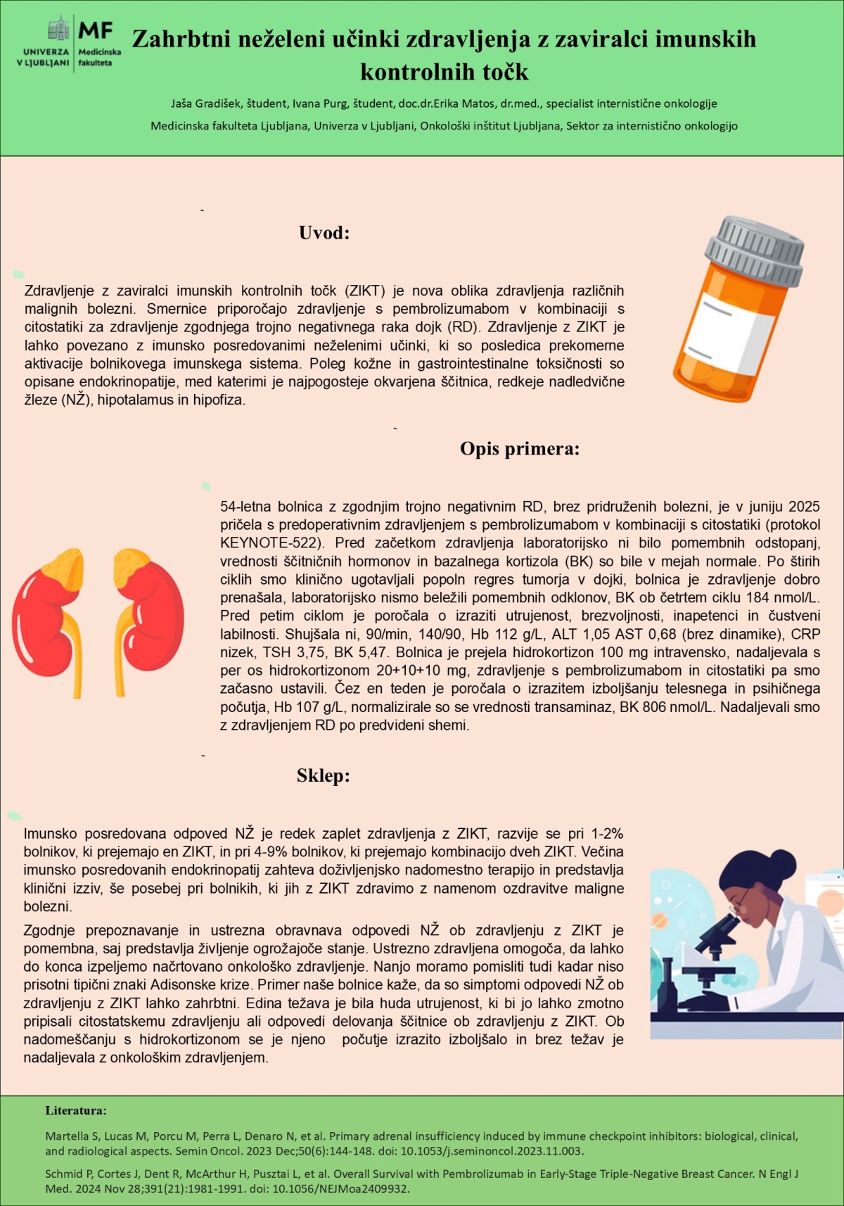 ZAHRBTNI NEŽELENI UČINKI ZDRAVLJENJA Z ZAVIRALCI IMUNSKIH KONTROLNIH TOČK