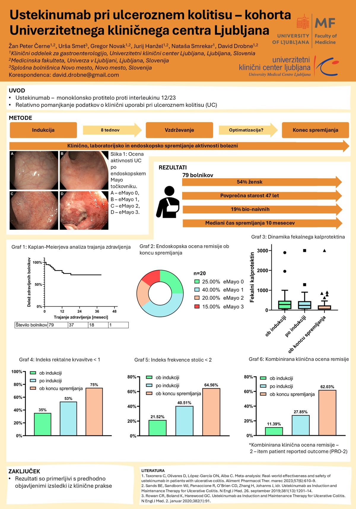 USTEKINUMAB PRI ULCEROZNEM KOLITISU – KOHORTA UNIVERZITETNEGA KLINIČNEGA CENTRA LJUBLJANA