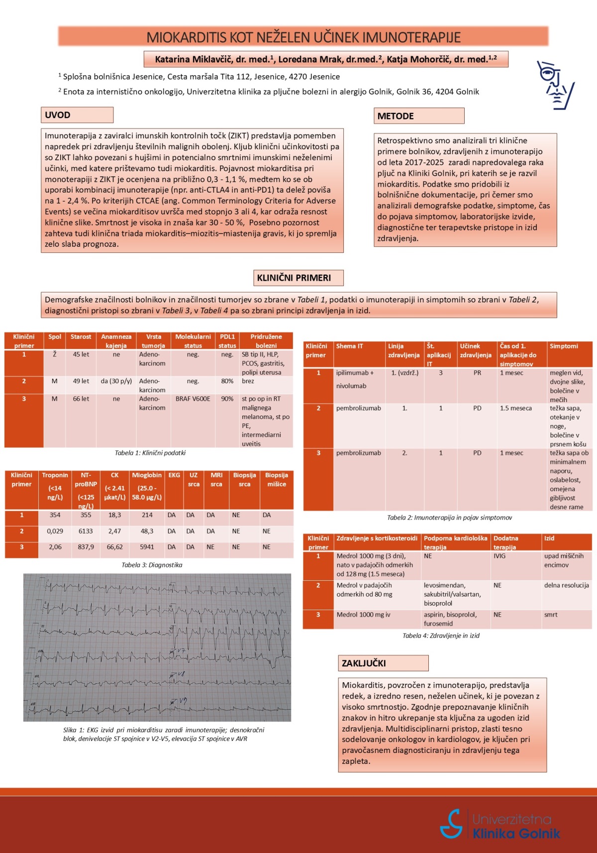 MIOKARDITIS KOT NEŽELENI UČINEK IMUNOTERAPIJE